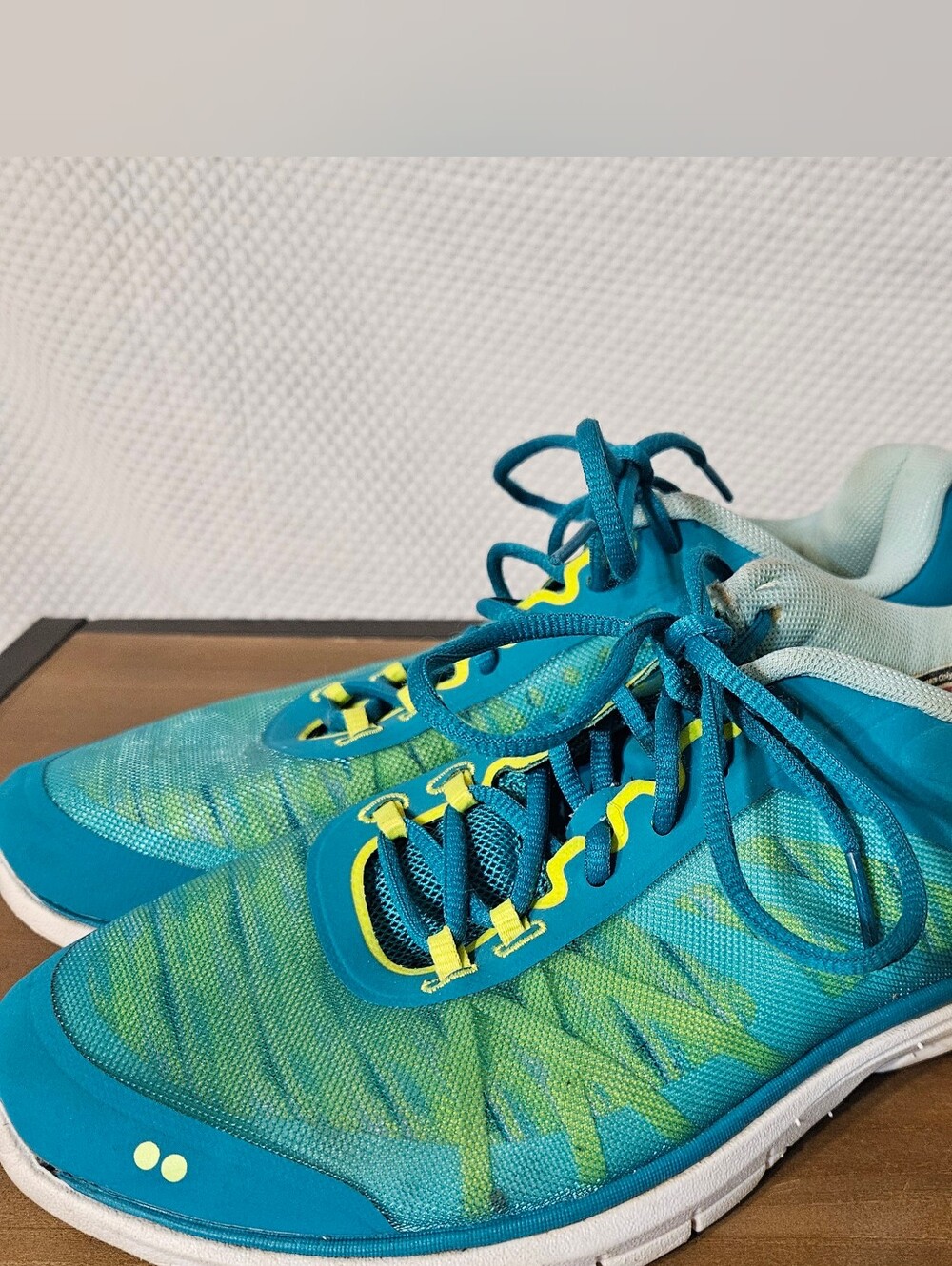 Ryka Teal and Yellow Women's Athletic Sneakers